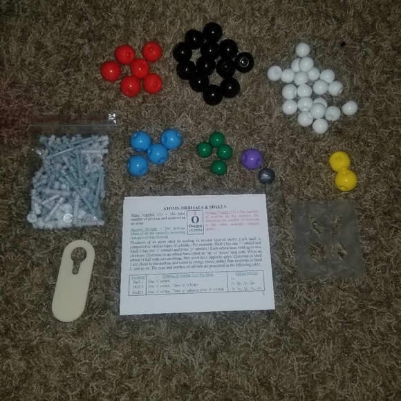 Andris Educational Supplies Organic Chemistry Set - Picture 2 of 2